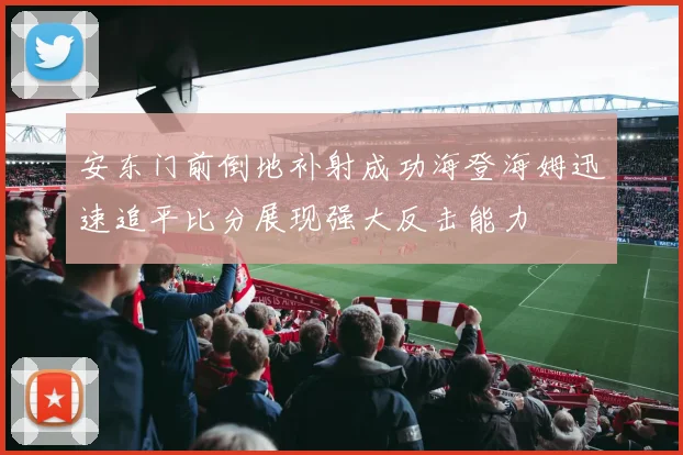 安东门前倒地补射成功海登海姆迅速追平比分展现强大反击能力